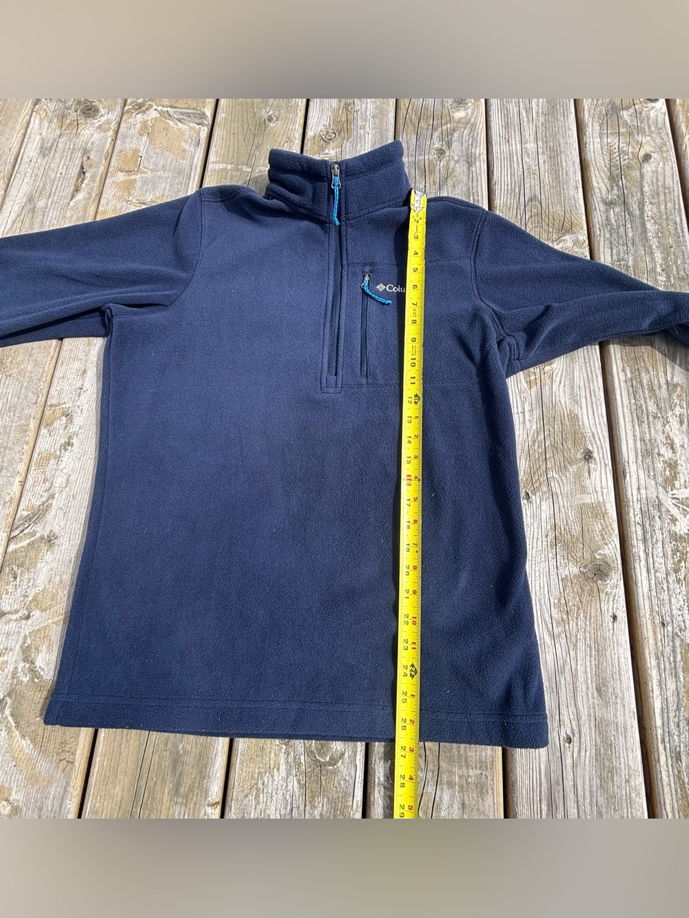 Columbia Navy Fleece quarter zip
